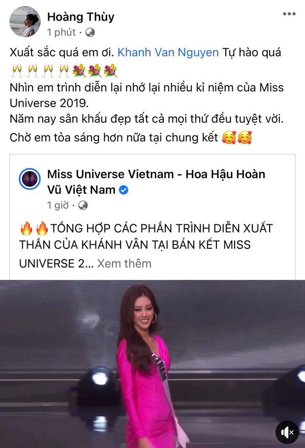 Khánh Vân có chia sẻ đầu tiên sau Bán kết Miss Universe 2020, nói 1 câu mà dàn sao Vbiz đồng loạt trầm trồ và động viên - Ảnh 4. Khánh Vân có chia sẻ đầu tiên sau Bán kết Miss Universe 2020, nói 1 câu mà dàn sao Vbiz đồng loạt trầm trồ và động viên - Ảnh 4.