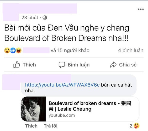 Giai điệu Trốn Tìm của Đen Vâu và MTV Band bỗng dính nghi vấn y chang ca khúc của ca sĩ Hong Kong Trương Quốc Vinh? - Ảnh 5. Giai điệu Trốn Tìm của Đen Vâu và MTV Band bỗng dính nghi vấn y chang ca khúc của ca sĩ Hong Kong Trương Quốc Vinh? - Ảnh 5.