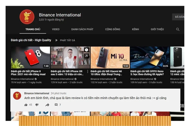 Kênh YouTube EvB Record của rapper Bray bất ngờ bay màu, đổi tên thành Cardano và đang livestream tư vấn mua tiền ảo - Ảnh 2.