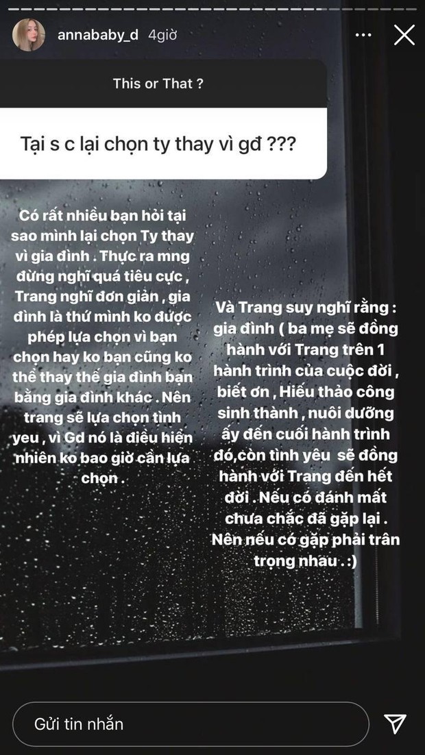 Trang Anna mạnh dạn chọn tình yêu thay vì gia đình, nghe giải thích cũng thấy xuôi tai - Ảnh 3.