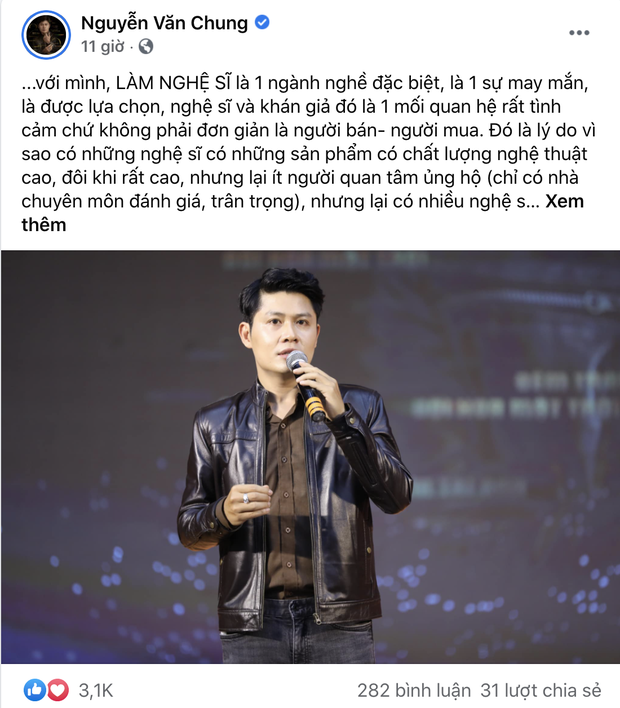 Chưa hết biến: Nhạc sĩ Nguyễn Văn Chung và Vy Oanh khẩu chiến gay gắt về quan điểm khán giả nuôi nghệ sĩ - Ảnh 2. Chưa hết biến: Nhạc sĩ Nguyễn Văn Chung và Vy Oanh khẩu chiến gay gắt về quan điểm khán giả nuôi nghệ sĩ - Ảnh 2.