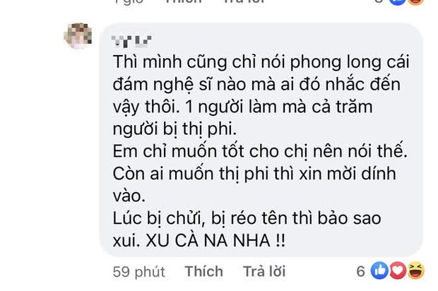 Đang yên đang lành bị kéo vào lùm xùm của giới nghệ sĩ, Lệ Quyên đáp trả 1 chọi 1 căng như dây đàn với antifan - Ảnh 4. Đang yên đang lành bị kéo vào lùm xùm của giới nghệ sĩ, Lệ Quyên đáp trả 1 chọi 1 căng như dây đàn với antifan - Ảnh 4.