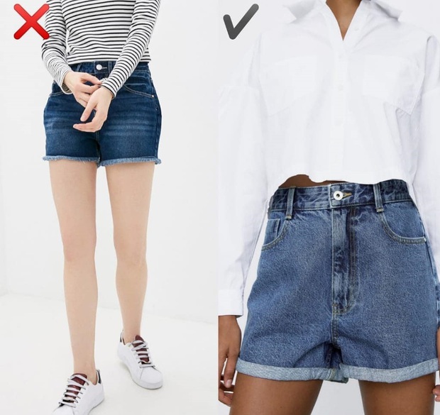 6 kiểu quần short jeans “đánh tụt” style của bạn xuống mức thảm họa - Ảnh 1. 6 kiểu quần short jeans “đánh tụt” style của bạn xuống mức thảm họa - Ảnh 1.