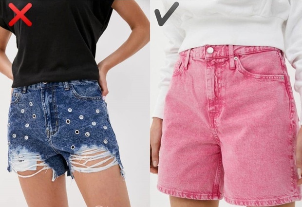 6 kiểu quần short jeans “đánh tụt” style của bạn xuống mức thảm họa - Ảnh 3. 6 kiểu quần short jeans “đánh tụt” style của bạn xuống mức thảm họa - Ảnh 3.