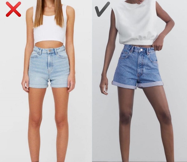 6 kiểu quần short jeans “đánh tụt” style của bạn xuống mức thảm họa - Ảnh 4. 6 kiểu quần short jeans “đánh tụt” style của bạn xuống mức thảm họa - Ảnh 4.