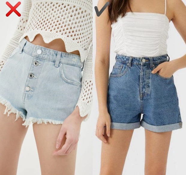 6 kiểu quần short jeans “đánh tụt” style của bạn xuống mức thảm họa - Ảnh 6. 6 kiểu quần short jeans “đánh tụt” style của bạn xuống mức thảm họa - Ảnh 6.