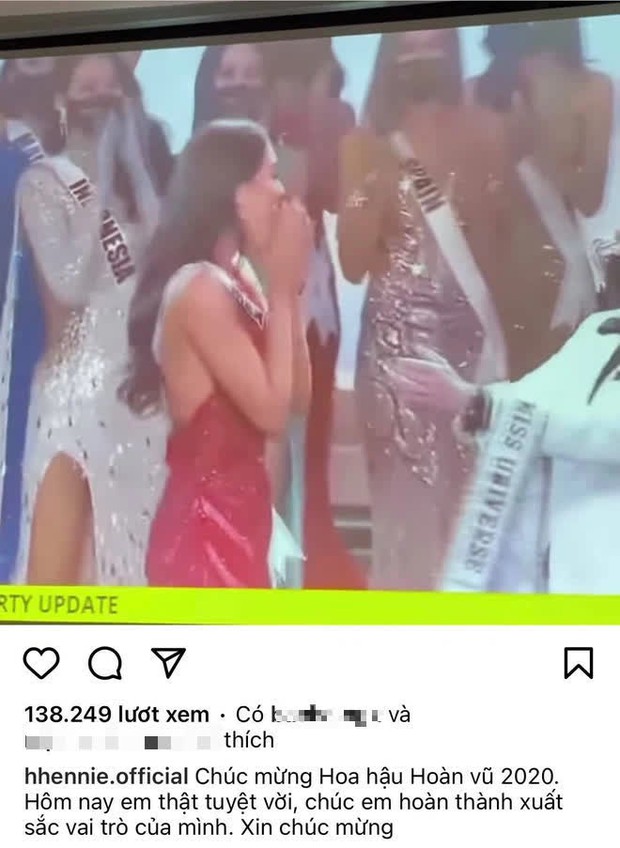 Khánh Vân ghi trọn điểm 10 dù dừng chân ở Top 21, H’Hen Niê cũng được khen vì có hành động đẹp với tân Hoa hậu - Ảnh 3. Khánh Vân ghi trọn điểm 10 dù dừng chân ở Top 21, H’Hen Niê cũng được khen vì có hành động đẹp với tân Hoa hậu - Ảnh 3.