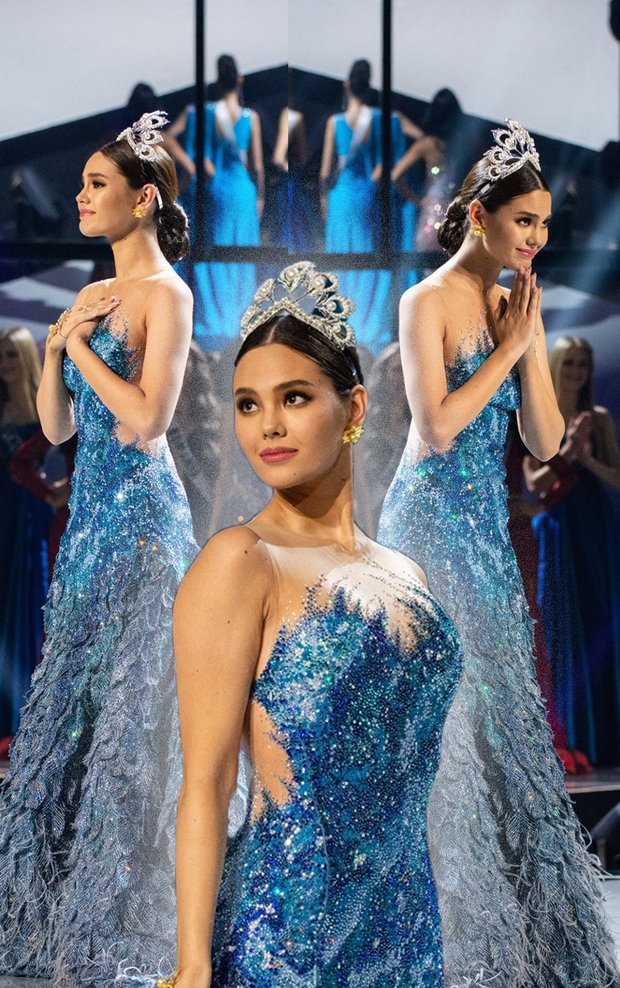 Fan quốc tế chỉ điểm Hoa hậu Thái Lan đạo nhái Miss Universe 2018, từ cái đầm đến kiểu catwalk không chừa miếng nào? - Ảnh 3. Fan quốc tế chỉ điểm Hoa hậu Thái Lan đạo nhái Miss Universe 2018, từ cái đầm đến kiểu catwalk không chừa miếng nào? - Ảnh 3.