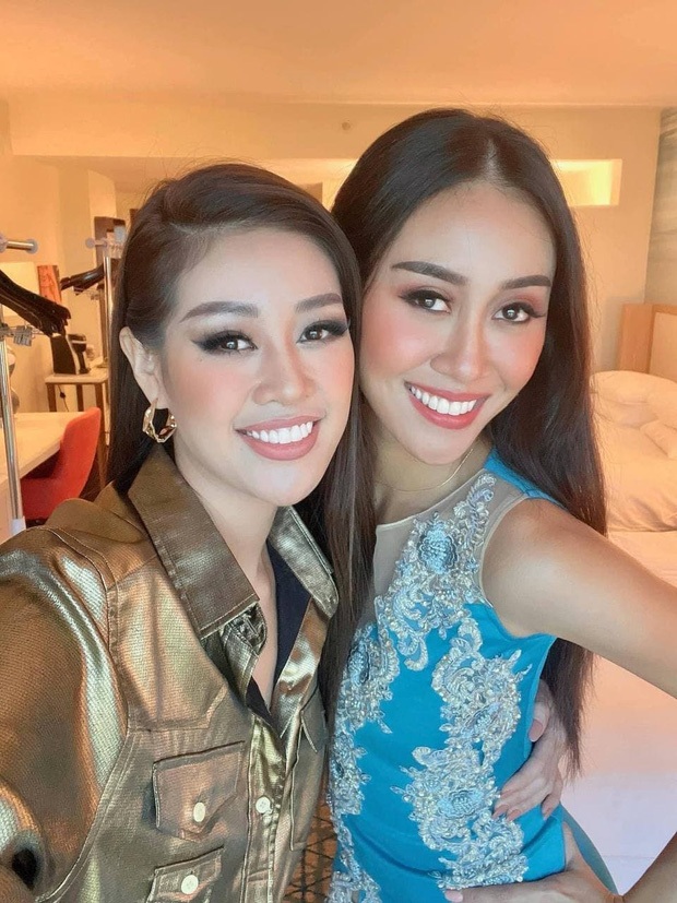 Hậu Chung kết Miss Universe: Khánh Vân xúc động chia tay team thun lạnh, được bạn cùng phòng khen nức nở vì điều này? - Ảnh 5. Hậu Chung kết Miss Universe: Khánh Vân xúc động chia tay team thun lạnh, được bạn cùng phòng khen nức nở vì điều này? - Ảnh 5.