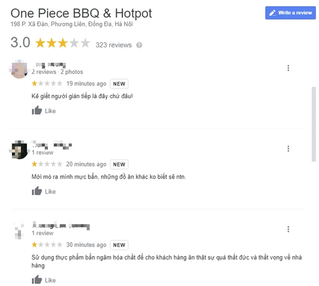 Lên VTV vì bán mực thối tẩm hóa chất, nhà hàng buffet tại Hà Nội nhận hàng loạt đánh giá 1 sao từ cộng đồng mạng - Ảnh 2. Lên VTV vì bán mực thối tẩm hóa chất, nhà hàng buffet tại Hà Nội nhận hàng loạt đánh giá 1 sao từ cộng đồng mạng - Ảnh 2.