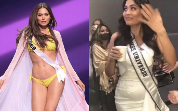 Lộ diện chỉ sau 3 ngày đăng quang, tân Miss Universe đã khiến dân tình ngã ngửa vì bụng bèo nhèo, có em mỡ khác xa lúc thi - Ảnh 4.
