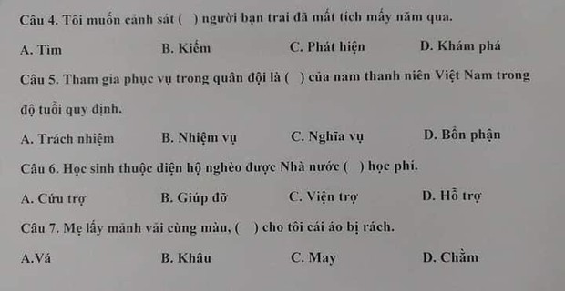 Đề thi năng lực tiếng Việt của Nhật Bản đọc xong lú luôn, có người còn nghi ngờ khả năng nói tiếng mẹ đẻ của mình vì quá khó - Ảnh 2. Đề thi năng lực tiếng Việt của Nhật Bản đọc xong lú luôn, có người còn nghi ngờ khả năng nói tiếng mẹ đẻ của mình vì quá khó - Ảnh 2.