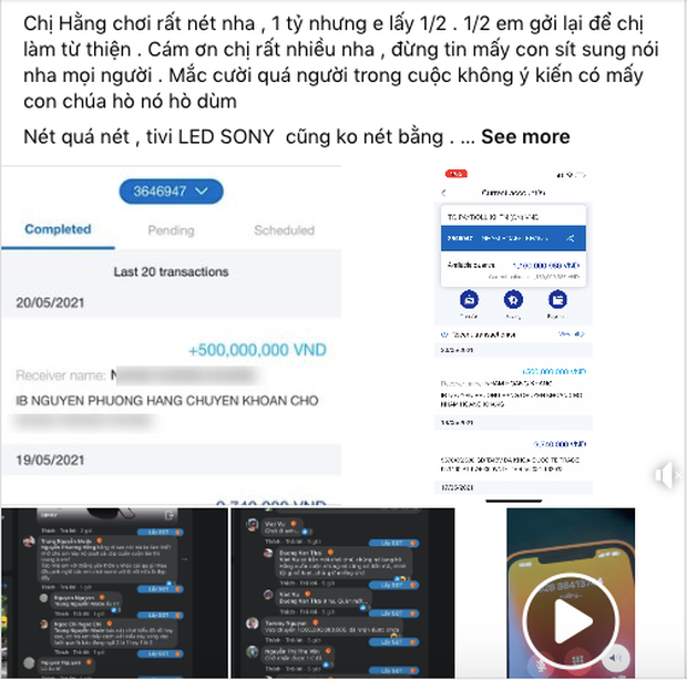 Nam thanh niên giúp bà Phương Hằng tìm ra antifan khoe đã nhận thưởng nóng 1 tỷ đồng đúng như lời hứa trước đó - Ảnh 2. Nam thanh niên giúp bà Phương Hằng tìm ra antifan khoe đã nhận thưởng nóng 1 tỷ đồng đúng như lời hứa trước đó - Ảnh 2.