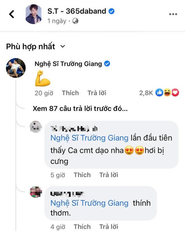Netizen lần đầu tóm được Trường Giang đi comment dạo ở ảnh khoe body của S.T: Nói gì mà rần rần cỡ này? - Ảnh 4. Netizen lần đầu tóm được Trường Giang đi comment dạo ở ảnh khoe body của S.T: Nói gì mà rần rần cỡ này? - Ảnh 4.