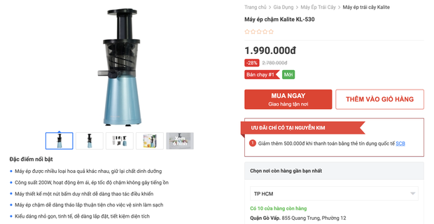 Máy ép chậm chưa bao giờ rẻ đến thế: Sale đến 60%, từ 500k rinh được một chiếc ok lah - Ảnh 13.