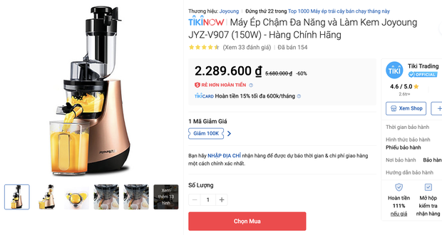 Máy ép chậm chưa bao giờ rẻ đến thế: Sale đến 60%, từ 500k rinh được một chiếc ok lah - Ảnh 15.