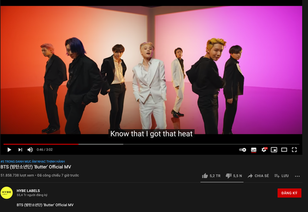 BTS vừa tung MV Butter, ngay lập tức phá nhiều kỷ lục YouTube, làm vậy ai làm lại? - Ảnh 3.