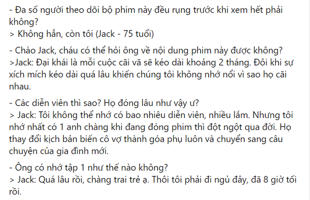 Có bộ phim dài ngang một đời người, khán giả review bi hài: Ông bà từ cõi âm trở về để hỏi cái kết - Ảnh 5.