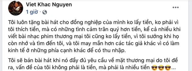 Nhạc sĩ Nguyễn Hồng Thuận nêu quan điểm khác 180 độ với Khắc Việt giữa lùm xùm Nathan Lee chốt đơn loạt hit của Cao Thái Sơn - Ảnh 4. Nhạc sĩ Nguyễn Hồng Thuận nêu quan điểm khác 180 độ với Khắc Việt giữa lùm xùm Nathan Lee chốt đơn loạt hit của Cao Thái Sơn - Ảnh 4.