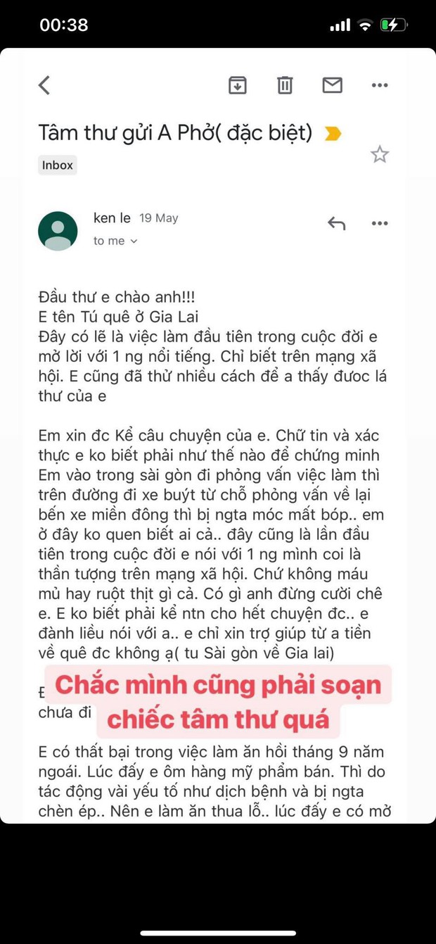 Cảnh báo lừa đảo: Gửi email xin tiền giống y hệt nhau đến loạt nghệ sĩ và KOLs Việt, Đức Phúc tưởng là fan nên đã trở thành nạn nhân - Ảnh 4. Cảnh báo lừa đảo: Gửi email xin tiền giống y hệt nhau đến loạt nghệ sĩ và KOLs Việt, Đức Phúc tưởng là fan nên đã trở thành nạn nhân - Ảnh 4.