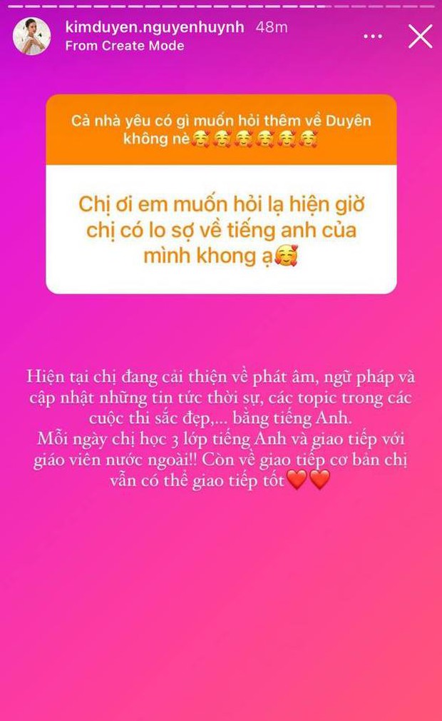 Á hậu Kim Duyên mở hẳn Q&A về Miss Universe 2021: Hé lộ bất ngờ về tranh cãi trình độ tiếng Anh và chuyện học catwalk từ HHen Niê - Ảnh 2. Á hậu Kim Duyên mở hẳn Q&A về Miss Universe 2021: Hé lộ bất ngờ về tranh cãi trình độ tiếng Anh và chuyện học catwalk từ HHen Niê - Ảnh 2.