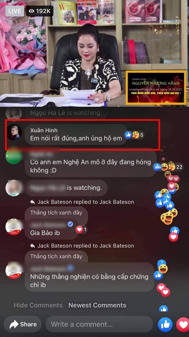 Vũ Khắc Tiệp, Quốc Trường lẫn dàn sao đổ xô cùng hóng xem livestream bà Phương Hằng đại náo showbiz - Ảnh 4.