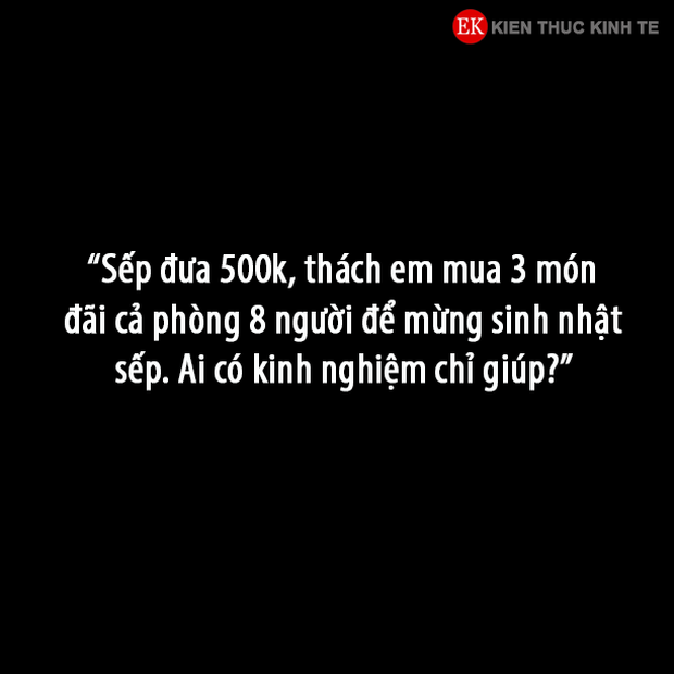 Phỏng vấn: Sếp đưa 500 nghìn đãi tiệc cả phòng 8 người, câu trả lời nào vừa thể hiện EQ cao lại giúp trị được sếp? - Ảnh 1. Phỏng vấn: Sếp đưa 500 nghìn đãi tiệc cả phòng 8 người, câu trả lời nào vừa thể hiện EQ cao lại giúp trị được sếp? - Ảnh 1.