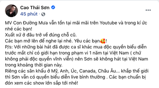 Nguyễn Văn Chung: Nathan Lee không mua độc quyền vĩnh viễn, Cao Thái Sơn đã liên lạc để biểu diễn các ca khúc ở Mỹ và Châu Âu - Ảnh 2. Nguyễn Văn Chung: Nathan Lee không mua độc quyền vĩnh viễn, Cao Thái Sơn đã liên lạc để biểu diễn các ca khúc ở Mỹ và Châu Âu - Ảnh 2.