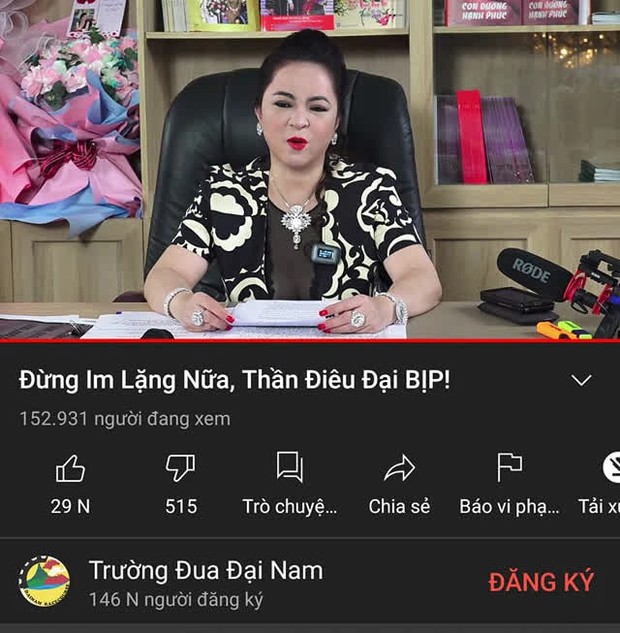 Bà Phương Hằng phá kỷ lục lượt xem livestream trên Facebook, nhưng sang YouTube vẫn phải chào thua cái tên này! - Ảnh 2.