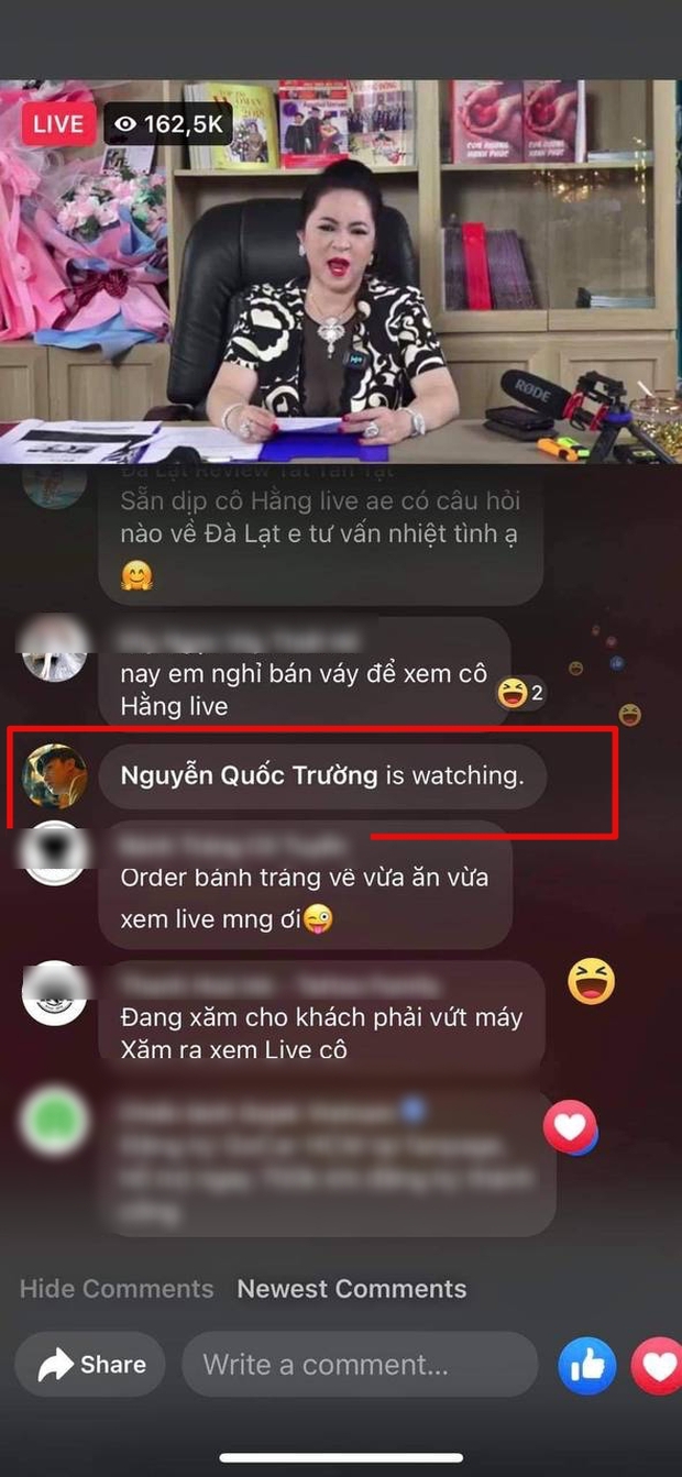 Vũ Khắc Tiệp, Quốc Trường lẫn dàn sao đổ xô cùng hóng xem livestream bà Phương Hằng đại náo showbiz - Ảnh 2.