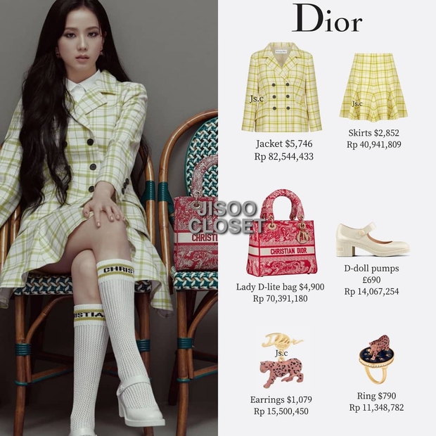 Trả lời nhanh: Muốn mặc đồ Dior đẹp như Jisoo thì phải mất tầm bao nhiêu tiền? - Ảnh 6. Trả lời nhanh: Muốn mặc đồ Dior đẹp như Jisoo thì phải mất tầm bao nhiêu tiền? - Ảnh 6.