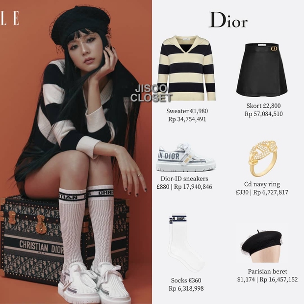 Trả lời nhanh: Muốn mặc đồ Dior đẹp như Jisoo thì phải mất tầm bao nhiêu tiền? - Ảnh 7. Trả lời nhanh: Muốn mặc đồ Dior đẹp như Jisoo thì phải mất tầm bao nhiêu tiền? - Ảnh 7.