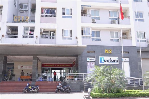 Hà Nội: Cách ly ngõ 68 Cầu Giấy và tòa CT12 N2 chung cư 183 Hoàng Văn Thái - Ảnh 1. Hà Nội: Cách ly ngõ 68 Cầu Giấy và tòa CT12 N2 chung cư 183 Hoàng Văn Thái - Ảnh 1.