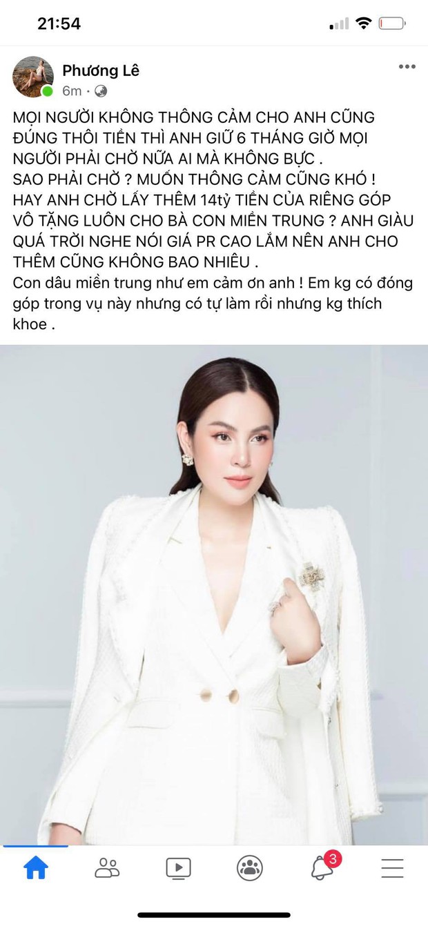 Sau khi bị netizen phản ứng dữ dội, Hoa hậu ở nhà 200 tỷ tiếp tục mỉa mai NS Hoài Linh: Giàu quá trời, nghe nói giá PR cao lắm - Ảnh 2. Sau khi bị netizen phản ứng dữ dội, Hoa hậu ở nhà 200 tỷ tiếp tục mỉa mai NS Hoài Linh: Giàu quá trời, nghe nói giá PR cao lắm - Ảnh 2.
