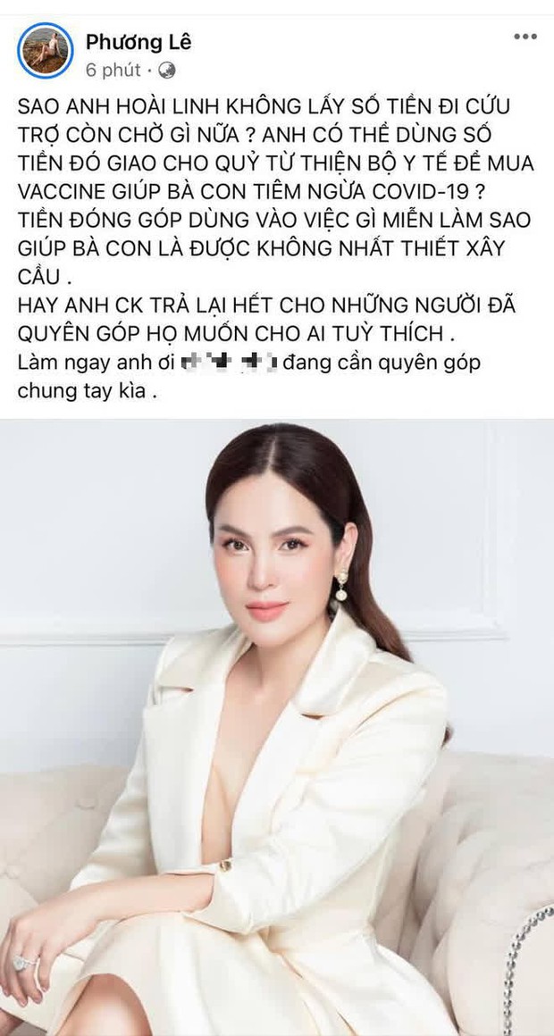 Hoa hậu Phương Lê lên tiếng đề xuất hướng xử lý 14 tỷ đồng từ thiện cho NS Hoài Linh, cách gì mà netizen phản đối dữ dội? - Ảnh 2.