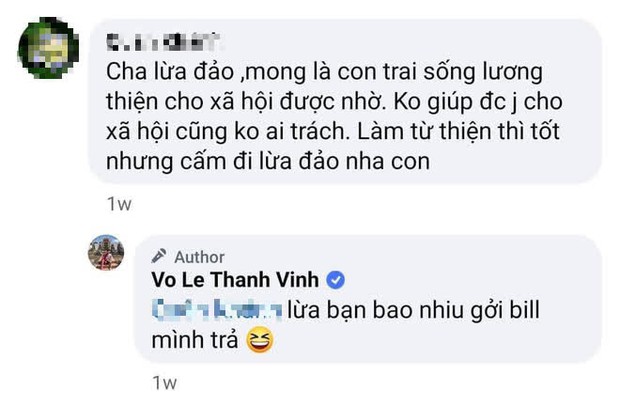 Bố bị antifan tố lừa đảo, con trai Hoài Linh đáp trả cực căng: “Lừa bạn bao nhiêu gửi bill tôi trả” - Ảnh 2.