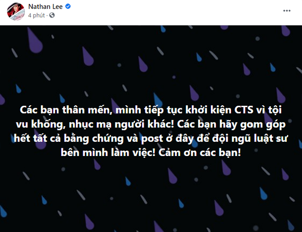NÓNG: Nathan Lee tuyên bố sẽ tiếp tục khởi kiện Cao Thái Sơn vì tội vu khống, nhục mạ người khác - Ảnh 1. NÓNG: Nathan Lee tuyên bố sẽ tiếp tục khởi kiện Cao Thái Sơn vì tội vu khống, nhục mạ người khác - Ảnh 1.