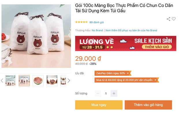 Nhiều loại màng bọc, hộp bảo quản thực phẩm đang sale siêu rẻ, chị em không mua thì phí lắm - Ảnh 5. Nhiều loại màng bọc, hộp bảo quản thực phẩm đang sale siêu rẻ, chị em không mua thì phí lắm - Ảnh 5.