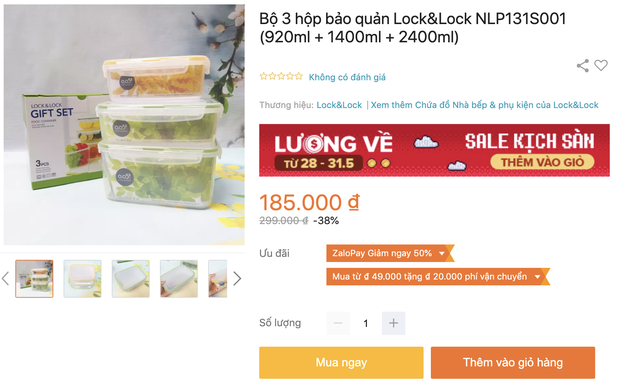 Nhiều loại màng bọc, hộp bảo quản thực phẩm đang sale siêu rẻ, chị em không mua thì phí lắm - Ảnh 17. Nhiều loại màng bọc, hộp bảo quản thực phẩm đang sale siêu rẻ, chị em không mua thì phí lắm - Ảnh 17.
