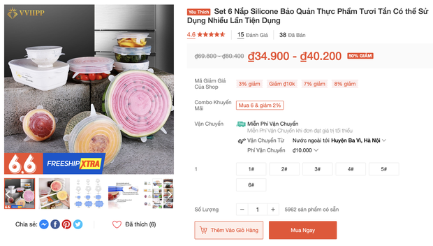 Nhiều loại màng bọc, hộp bảo quản thực phẩm đang sale siêu rẻ, chị em không mua thì phí lắm - Ảnh 7. Nhiều loại màng bọc, hộp bảo quản thực phẩm đang sale siêu rẻ, chị em không mua thì phí lắm - Ảnh 7.