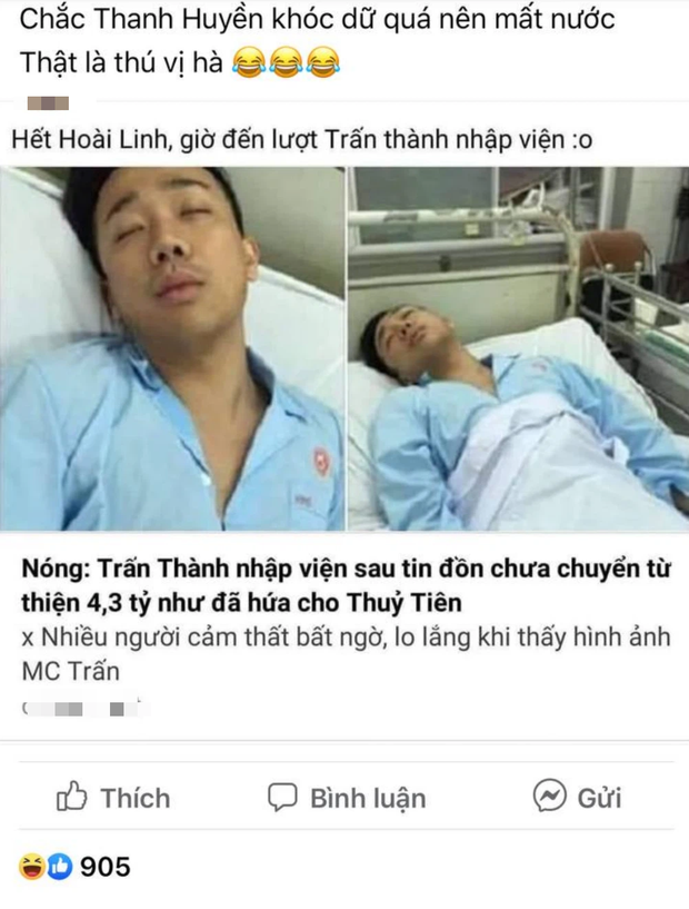 Trấn Thành lộ ảnh nhập viện giữa lùm xùm chuyển tiền từ thiện cho Thuỷ Tiên, thực hư ra sao? - Ảnh 2.