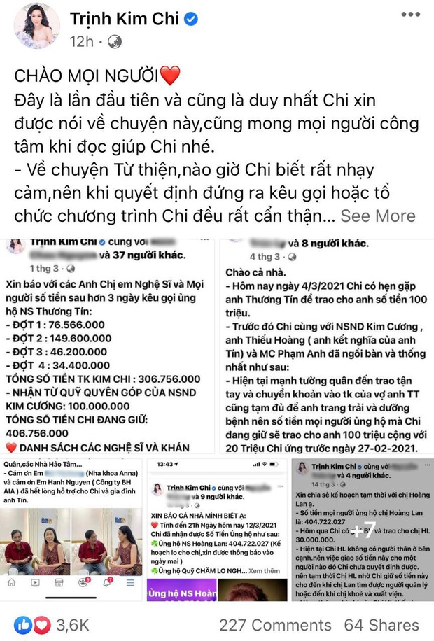 Bị tố dàn dựng bệnh tình của NS Thương Tín để kêu gọi tiền từ thiện, NS Trịnh Kim Chi lên tiếng: Đừng tàn nhẫn với chúng tôi như vậy! - Ảnh 2. Bị tố dàn dựng bệnh tình của NS Thương Tín để kêu gọi tiền từ thiện, NS Trịnh Kim Chi lên tiếng: Đừng tàn nhẫn với chúng tôi như vậy! - Ảnh 2.