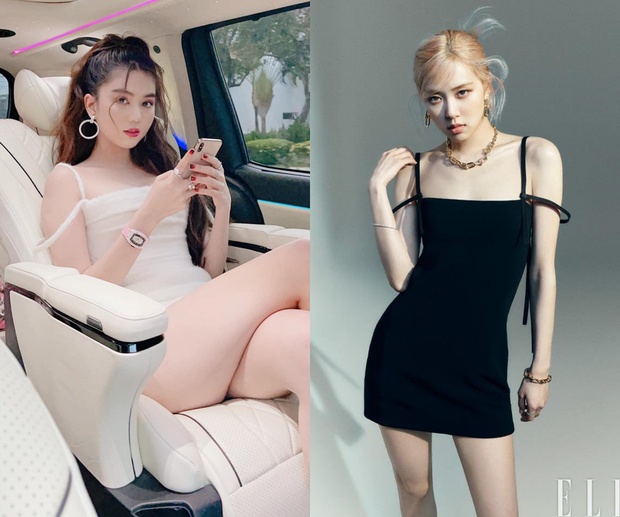 Ngọc Trinh đã vài lần đụng hàng Rosé: Sexy ngút ngàn, khoe 3 vòng căng đét đấy nhưng liệu có bị lép vế? - Ảnh 6. Ngọc Trinh đã vài lần đụng hàng Rosé: Sexy ngút ngàn, khoe 3 vòng căng đét đấy nhưng liệu có bị lép vế? - Ảnh 6.