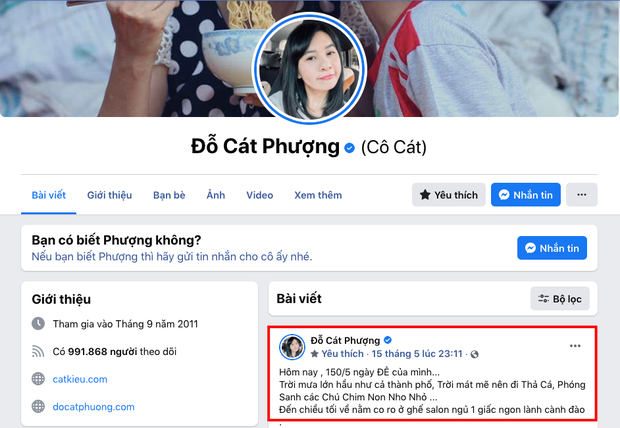 Lùm xùm chưa dứt, bài đăng bảo vệ NS Hoài Linh của Cát Phượng bỗng bay màu khó hiểu - Ảnh 2.