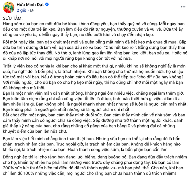 Sao Vbiz sau khi bênh vực NS Hoài Linh: Status của Cát Phượng, Nam Thư bay màu, Hứa Minh Đạt bị netizen dập tơi tả - Ảnh 7. Sao Vbiz sau khi bênh vực NS Hoài Linh: Status của Cát Phượng, Nam Thư bay màu, Hứa Minh Đạt bị netizen dập tơi tả - Ảnh 7.