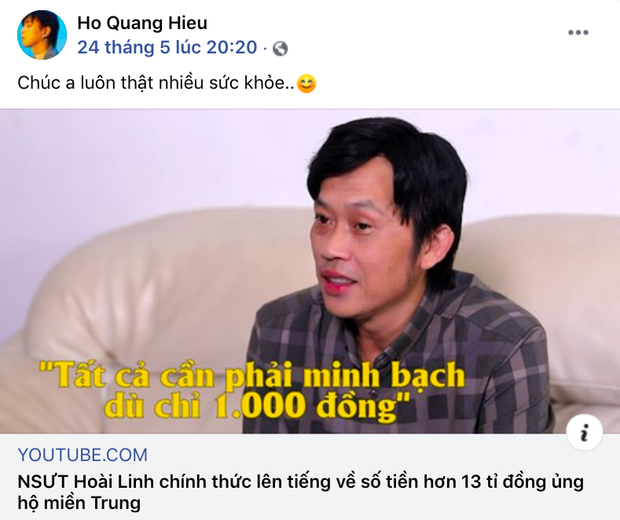 Sao Vbiz sau khi bênh vực NS Hoài Linh: Status của Cát Phượng, Nam Thư bay màu, Hứa Minh Đạt bị netizen dập tơi tả - Ảnh 12. Sao Vbiz sau khi bênh vực NS Hoài Linh: Status của Cát Phượng, Nam Thư bay màu, Hứa Minh Đạt bị netizen dập tơi tả - Ảnh 12.