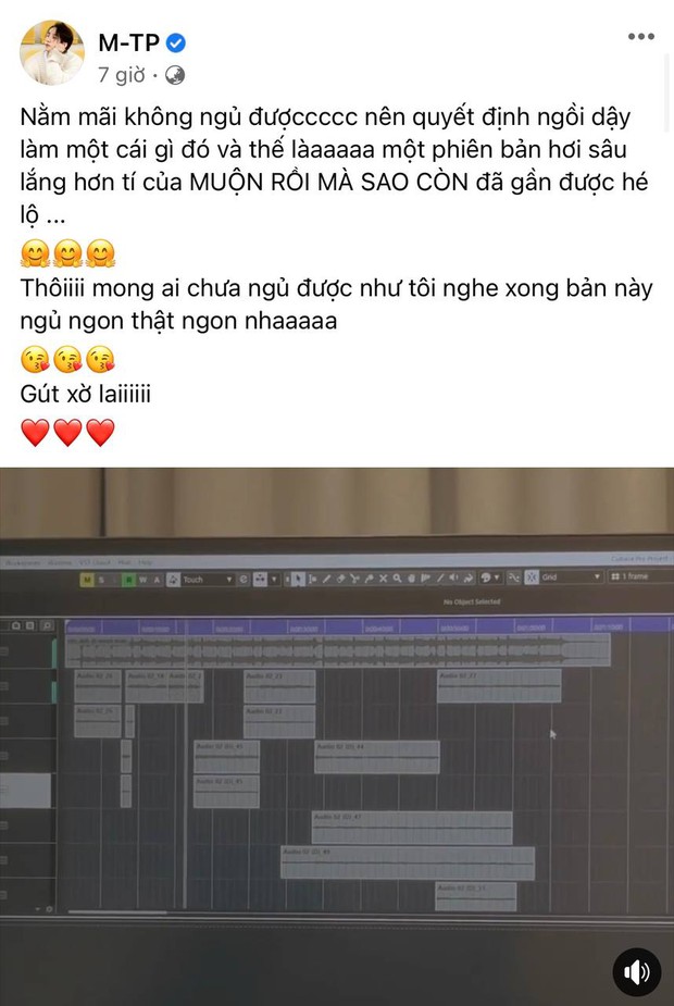 Giữa đêm Sơn Tùng ngồi làm nhạc, fan đua nhau bảo sao nghe giống nhạc dân ca cải lương thế? - Ảnh 5.
