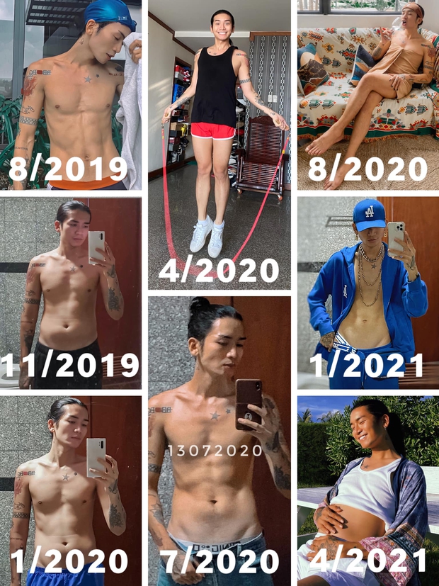 Gần 2 năm mà body BB Trần thay đổi 8 lần, số kg tăng trong 1 tháng ở cột mốc kỷ lục nghe muốn xỉu ngang - Ảnh 3. Gần 2 năm mà body BB Trần thay đổi 8 lần, số kg tăng trong 1 tháng ở cột mốc kỷ lục nghe muốn xỉu ngang - Ảnh 3.
