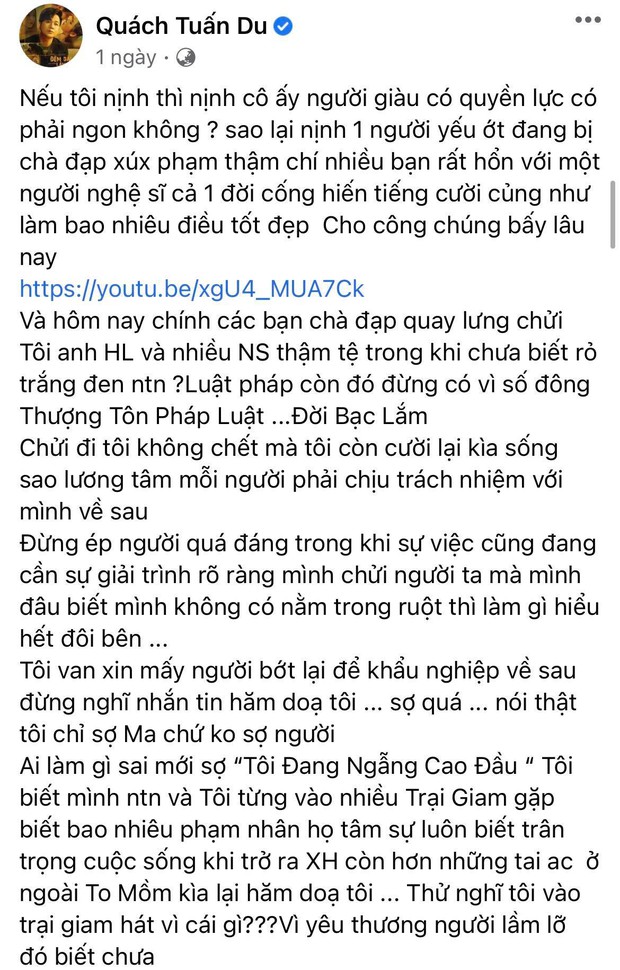 Cuộc “đại khẩu chiến” showbiz trong vụ NS Hoài Linh kêu gọi 13,7 tỷ đồng: Dàn sao thẳng tay block nhau, có 2 nhân vật đối đầu 1:1 cực căng! - Ảnh 6.