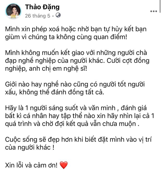 Cuộc “đại khẩu chiến” showbiz trong vụ NS Hoài Linh kêu gọi 13,7 tỷ đồng: Dàn sao thẳng tay block nhau, có 2 nhân vật đối đầu 1:1 cực căng! - Ảnh 3.